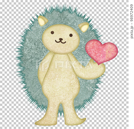 hedgehog and heart hedgehog and heart 98972409