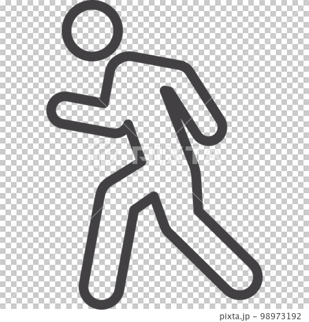 run to goal, business success, simple line transparent icon run to goal, business success, simple line transparent icon 98973192