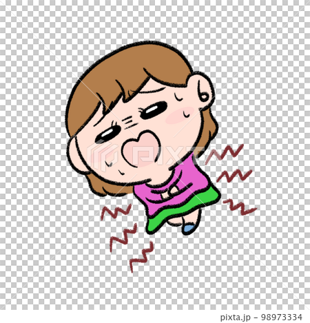 一個肚子疼的女孩 一個肚子疼的女孩 98973334