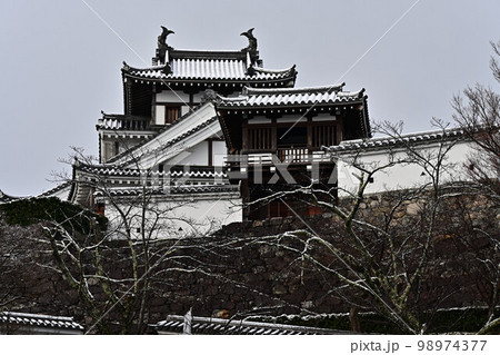 冬の福知山城 冬の福知山城 98974377