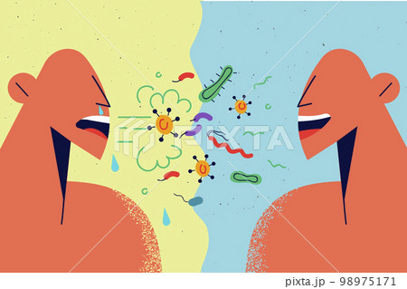 People communicate transfer virus 98975171