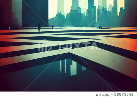 Illustrative image of New York City 98975342