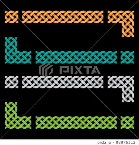 Celtic seamless design elements Celtic seamless design elements 98976312