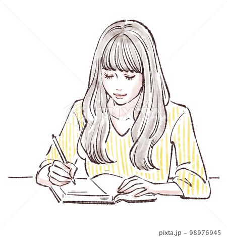 読書, 本, 勉強, 学ぶ, 知識, 塾, 調べる, 雑誌, 資格, 大学, 高校, 受験, 図書館 98976945