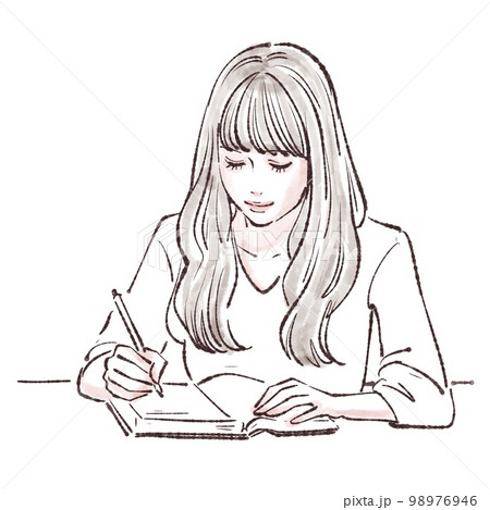 読書, 本, 勉強, 学ぶ, 知識, 塾, 調べる, 雑誌, 資格, 大学, 高校, 受験, 図書館 98976946