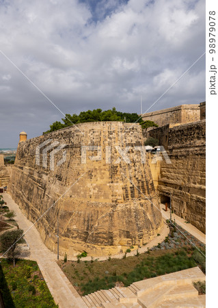 St. John Bastion and Cavalier in Valletta, Malta 98979078