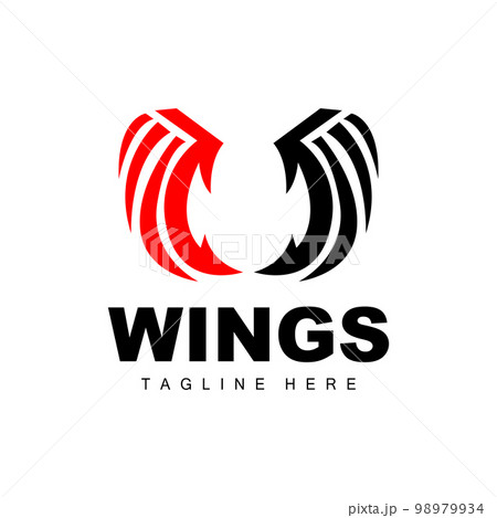Wings Logo, Phoenix Logo, Bird Wing Vector, Template Illustration, Wing Brand Design 98979934