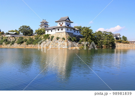 【愛媛県】秋晴れの今治城（日本三大水城） 98981839