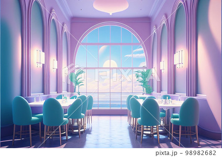 Cosmic Cafe  vtuber background by fireytika on DeviantArt