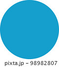 circle blue vector 98982807