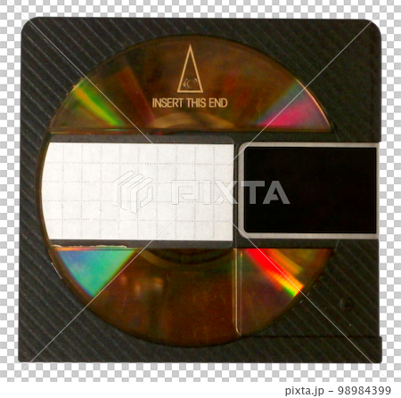 Mini Disc on white background Mini Disc on white background 98984399