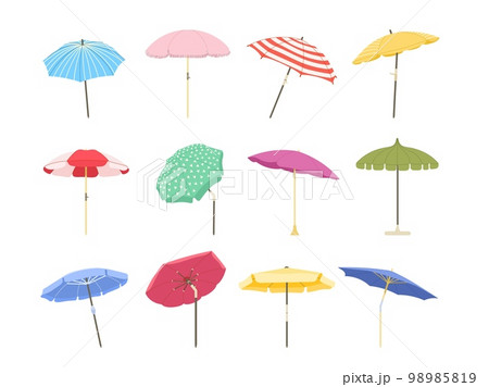 Cartoon beach bag with umbrella Stock Vector by ©clairev 6224692