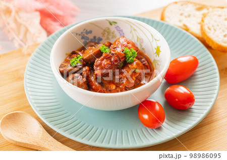 タコのトマト煮込み タコのトマト煮込み 98986095