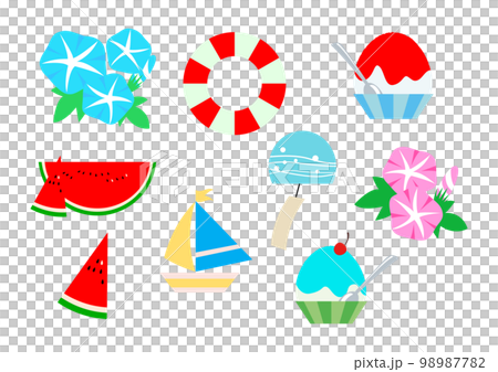 夏のイラスト素材 98987782