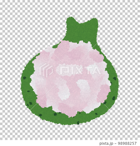ひな祭りのお菓子_引千切_水彩タッチ_ベクターイラスト 98988257