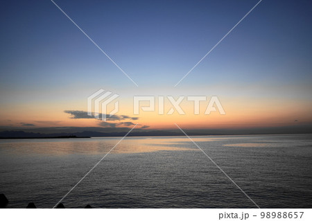 真玉海岸の夕焼け 真玉海岸の夕焼け 98988657