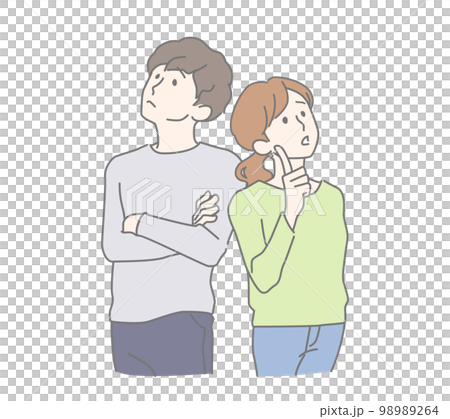 Young men and women who suffer together, couples Young men and women who suffer together, couples 98989264