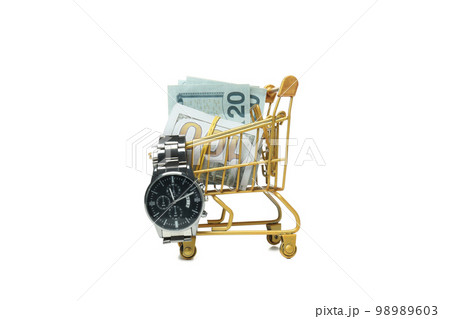Concept of public sale, auction, isolated on white background 98989603