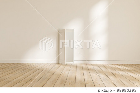 Empty room with opened door 98990295