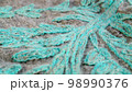 Gray woolen fabric with embroidery 98990376