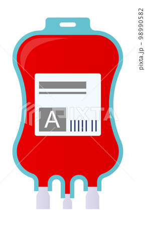 Blood container - modern flat design style single isolated image 98990582