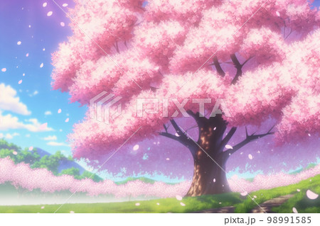 Wallpapers For Cherry Blossom Tree Anime Wallpaper