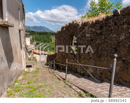 Pietravairano, a medieval village in the province of Caserta, Italy. Pietravairano, a medieval village in the province of Caserta, Italy. 98992141