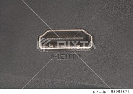 Laptop HDMI Connector Ports, Close-up 98992372