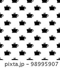 Seamless texture with a cup of coffee 98995907