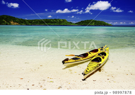 沖縄県西表島イダの浜とシーカヤック 98997878