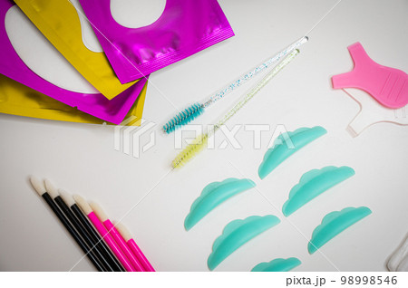 Set for lamination of eyelashes. Eyelash perm procedure.  98998546