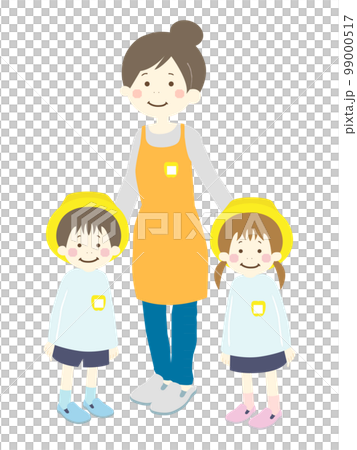 Kindergarten · Nursery · Children's teacher and students 99000517