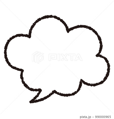 もこもこのフキダシ 99000965