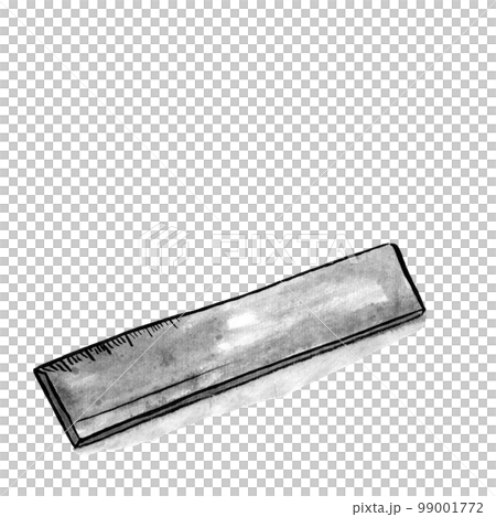 Stationery ruler (ink hand-drawn illustration) 99001772