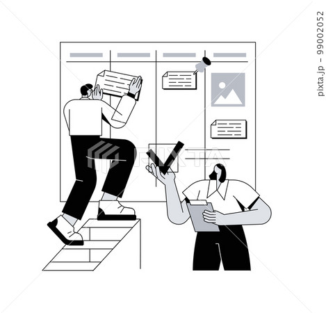 Task management abstract concept vector...のイラスト素材 [99002052] - PIXTA