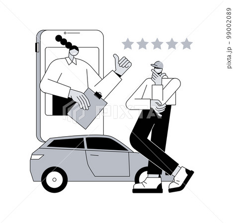 Car review video abstract concept vector illustration. Car review, test-drive video channel, online auto advertising, comparing features, model information, features overview abstract metaphor. Car review video abstract concept vector illustration. Car review, test-drive video channel, online auto advertising, comparing features, model information, features overview abstract metaphor. 99002089