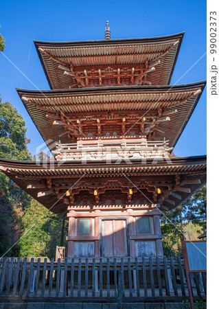 吉見観音　安楽寺　三重塔　埼玉県吉見町　　　　　　　 99002373