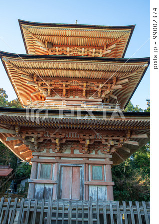 吉見観音 安楽寺 三重塔 埼玉県吉見町 吉見観音 安楽寺 三重塔 埼玉県吉見町 99002374