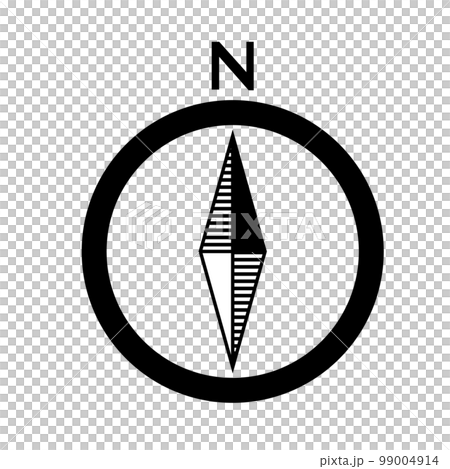 シンプルな方位マーク シンプルな方位マーク 99004914