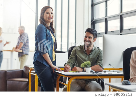 Business people, happy at computer and training, team and leader help with portrait in coworking space and writing notes. Man, woman and work, collaboration and partnership with advice and coaching Business people, happy at computer and training, team and leader help with portrait in coworking space and writing notes. Man, woman and work, collaboration and partnership with advice and coaching 99005212