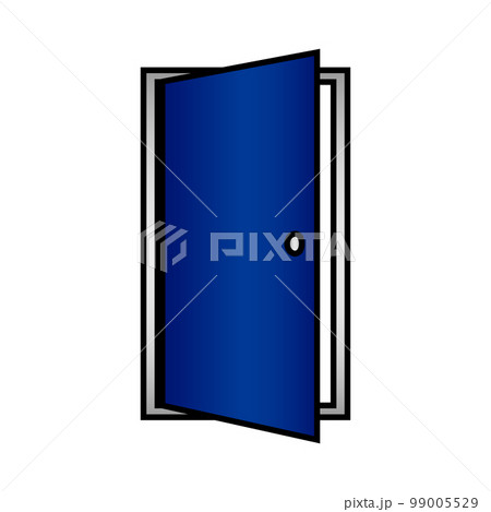 Door icon on white. 99005529