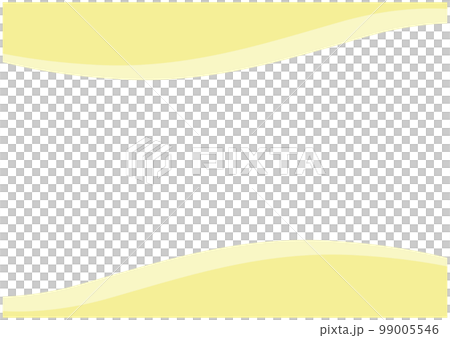 黃色上下框材質,帶有柔和的波浪紋 黃色上下框材質,帶有柔和的波浪紋 99005546