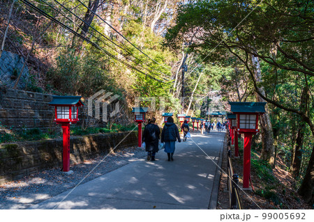 東京都　高尾山　薬王院参道　登山　ハイキング 99005692