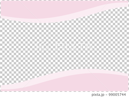 上下框架微微波浪紋材質 - 粉紅色 99005744