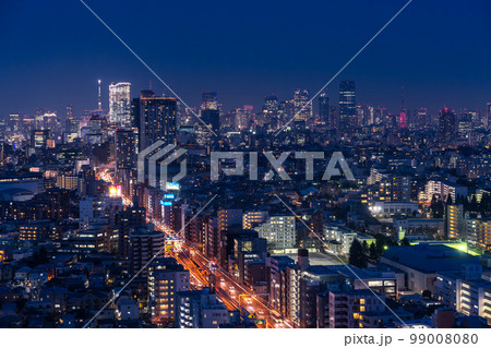 《東京都》東京夜景・トワイライトブルー 99008080