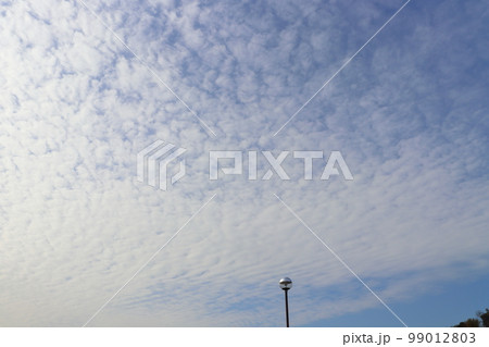 空を覆う雲 街灯 空を覆う雲 街灯 99012803