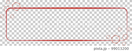 Hexagon motif frame 99013200