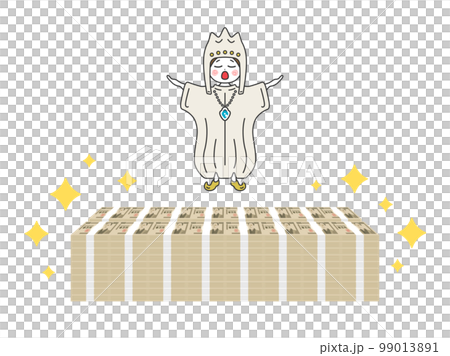 宗教法人への、高額献金のイラスト 99013891