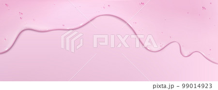Pink background with cosmetic gel texture 99014923