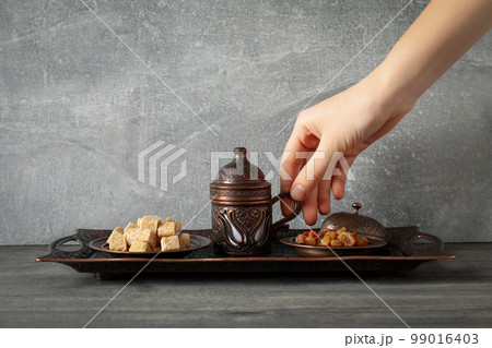 Concept of Muslim holy month Ramadan Kareem Concept of Muslim holy month Ramadan Kareem 99016403